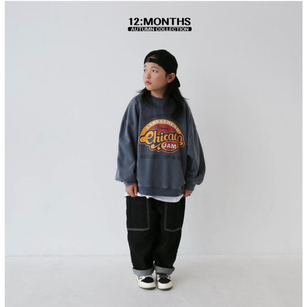 12months 美式印花親子上衣-細節圖3