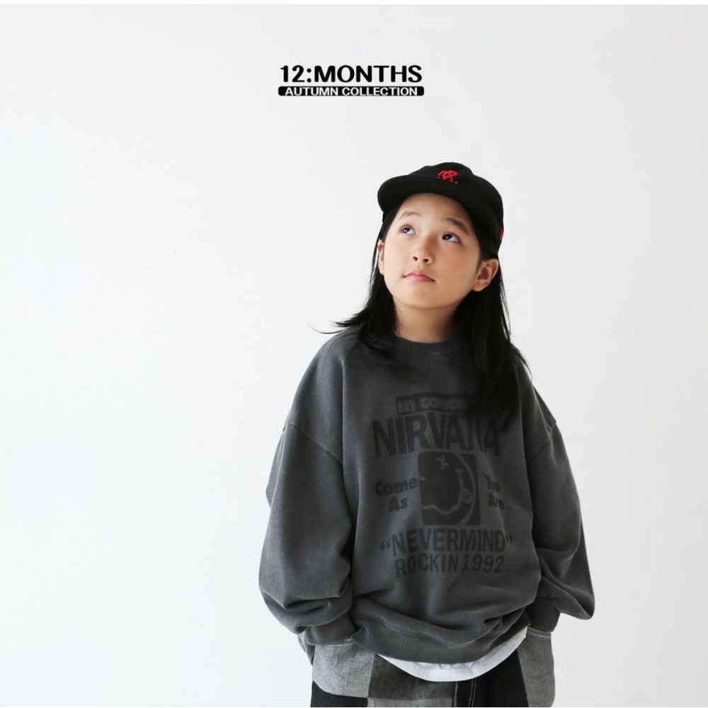 12months 微笑圖案印花親子上衣-細節圖4