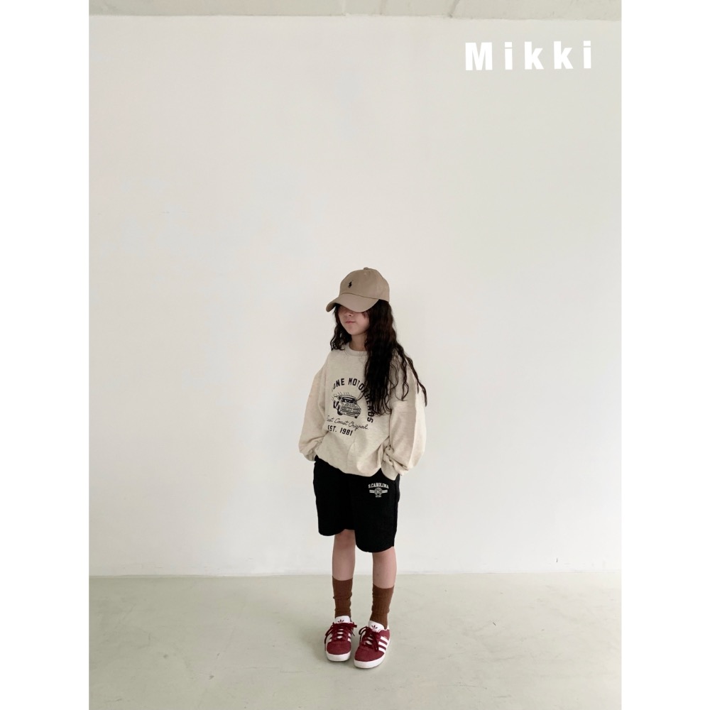 Mikki 車車圖案親子大學T-細節圖5