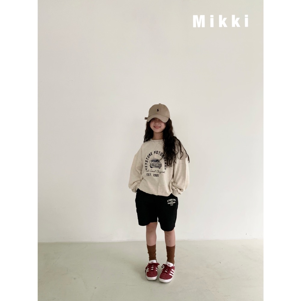 Mikki 車車圖案親子大學T-細節圖6