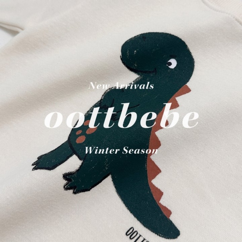 OOTTBEBE 可愛恐龍連身服-細節圖7