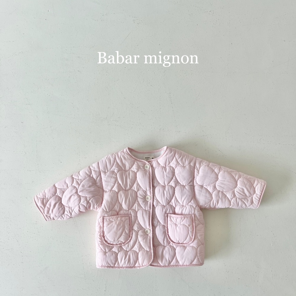 BaBar Mignon 愛心壓紋鈕扣外套-細節圖8