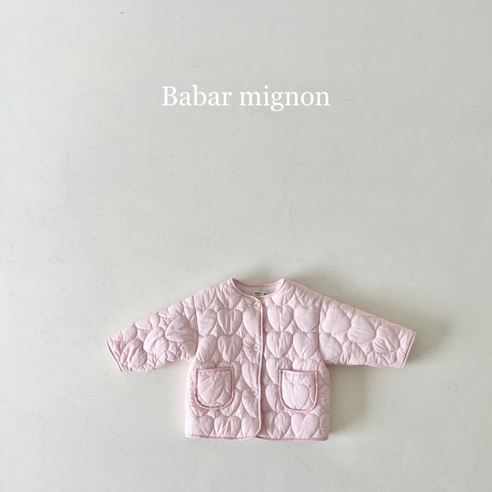 BaBar Mignon 愛心壓紋鈕扣外套-細節圖9