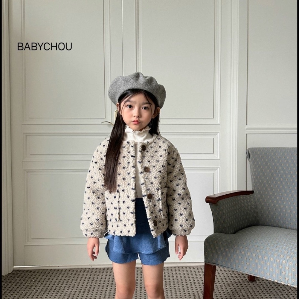 BABYCHOU QQ毛鋪棉外套-細節圖2