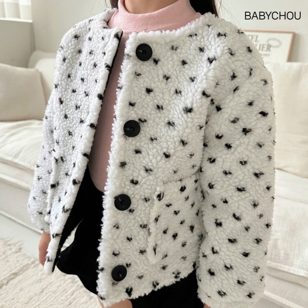 BABYCHOU QQ毛鋪棉外套-細節圖5