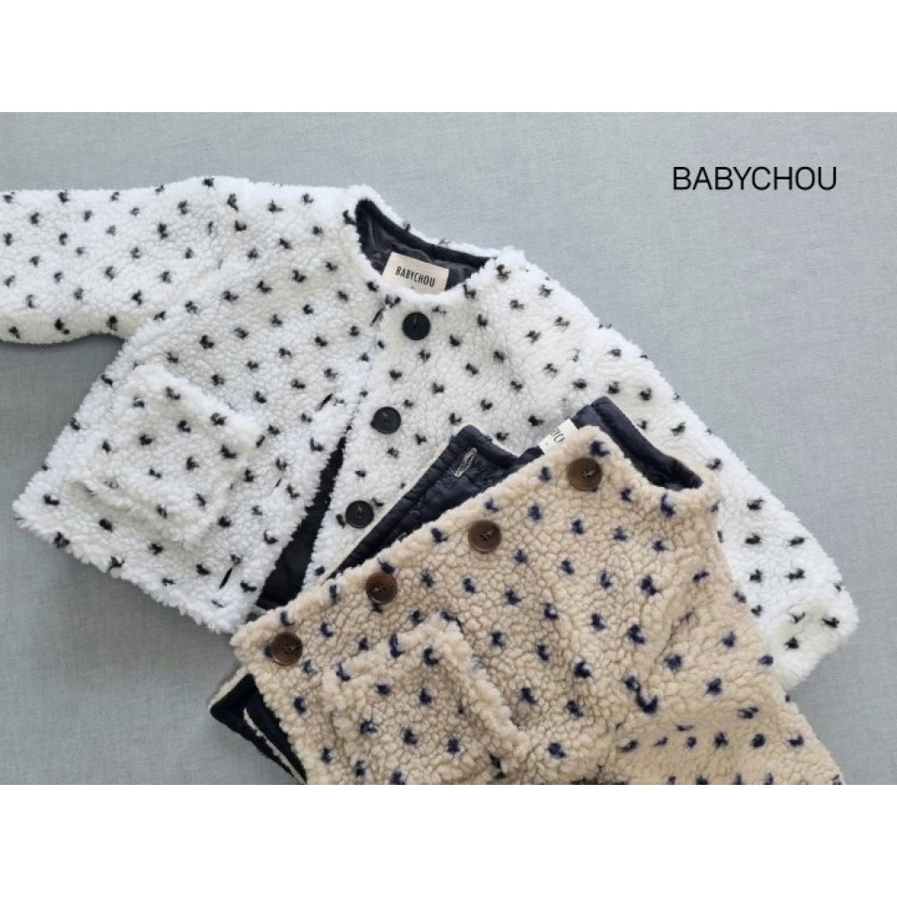 BABYCHOU QQ毛鋪棉外套-細節圖9