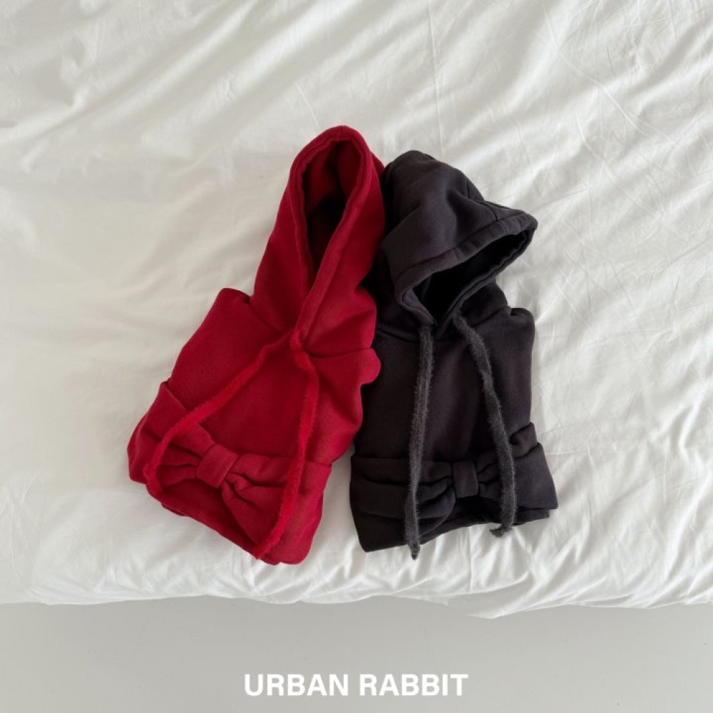 URBAN RABBIT 大蝴蝶結連帽T-細節圖10