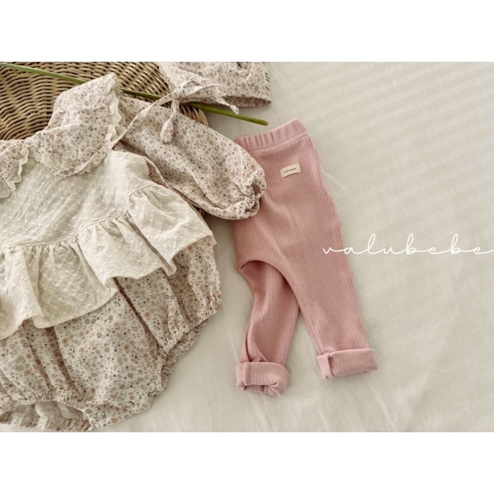 Valu bebe 秋季嬰幼兒坑條長褲-細節圖2