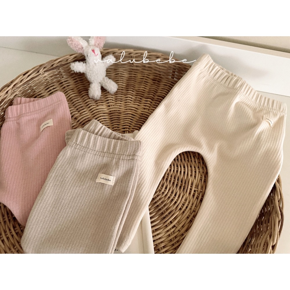 Valu bebe 秋季嬰幼兒坑條長褲-細節圖3