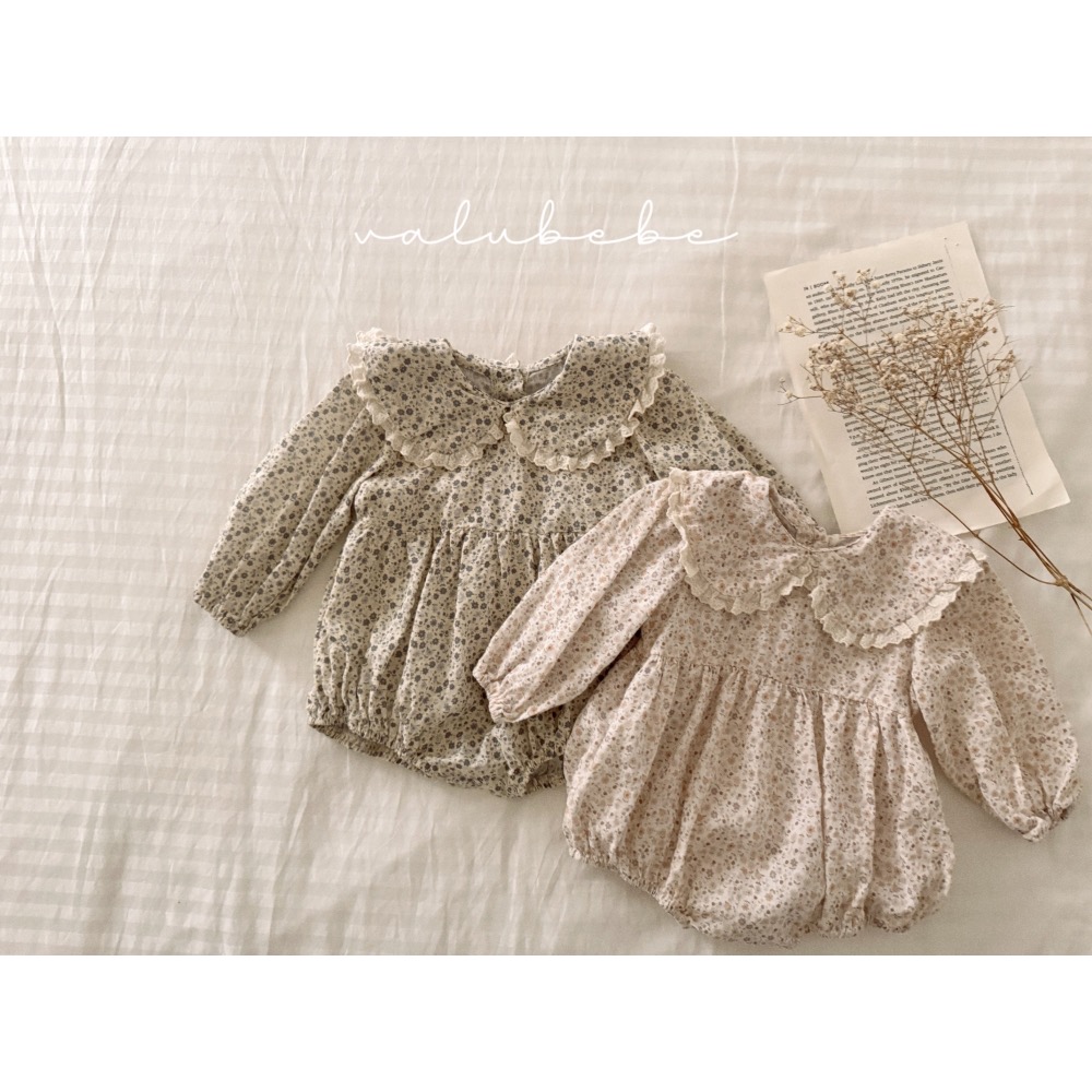 Valu bebe 春季小碎花包屁衣-細節圖2