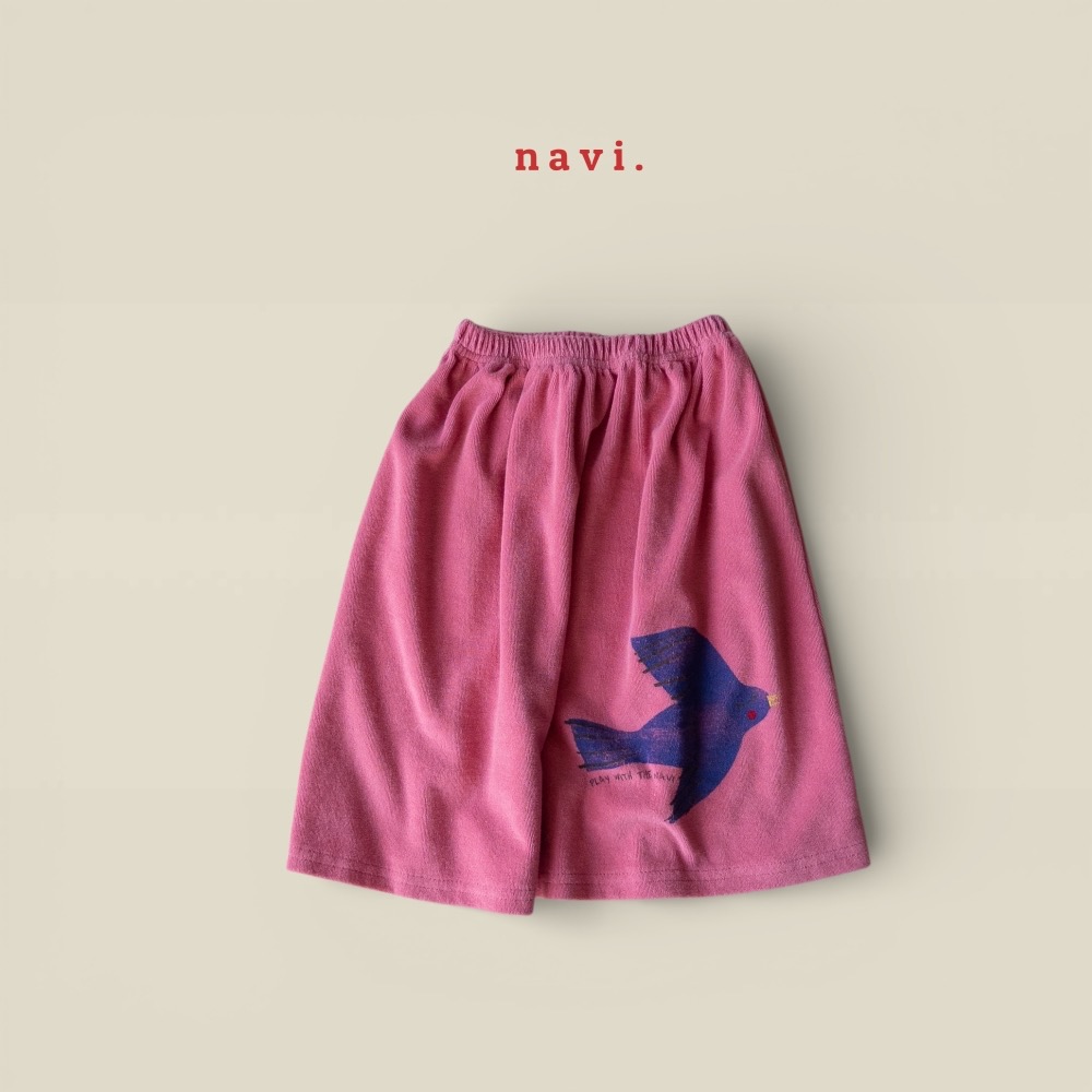 NAVI春季小鳥飛長裙-細節圖5