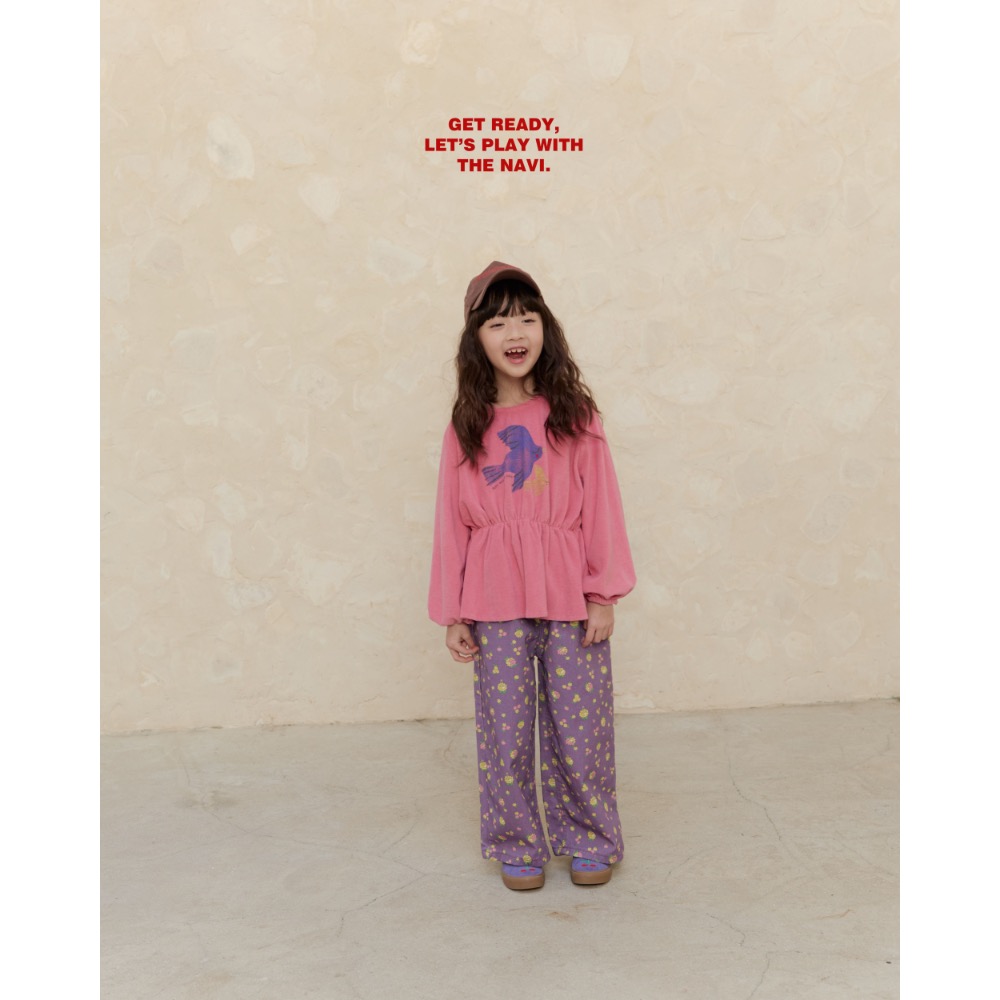 NAVI春季小鳥飛縮腰上衣-細節圖3