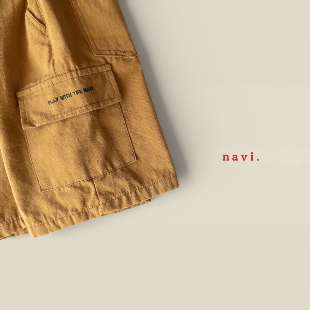 NAVI春季口袋工作寬褲-細節圖8