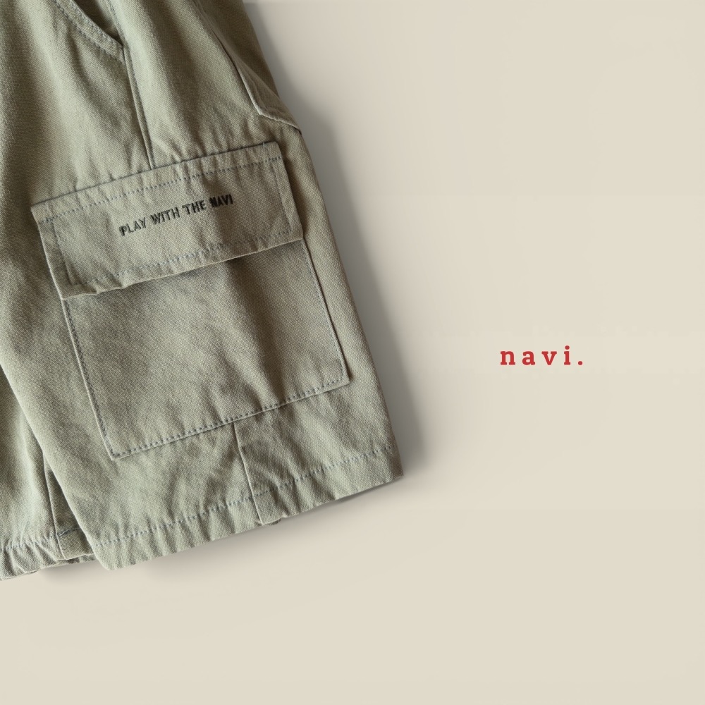 NAVI春季口袋工作寬褲-細節圖9