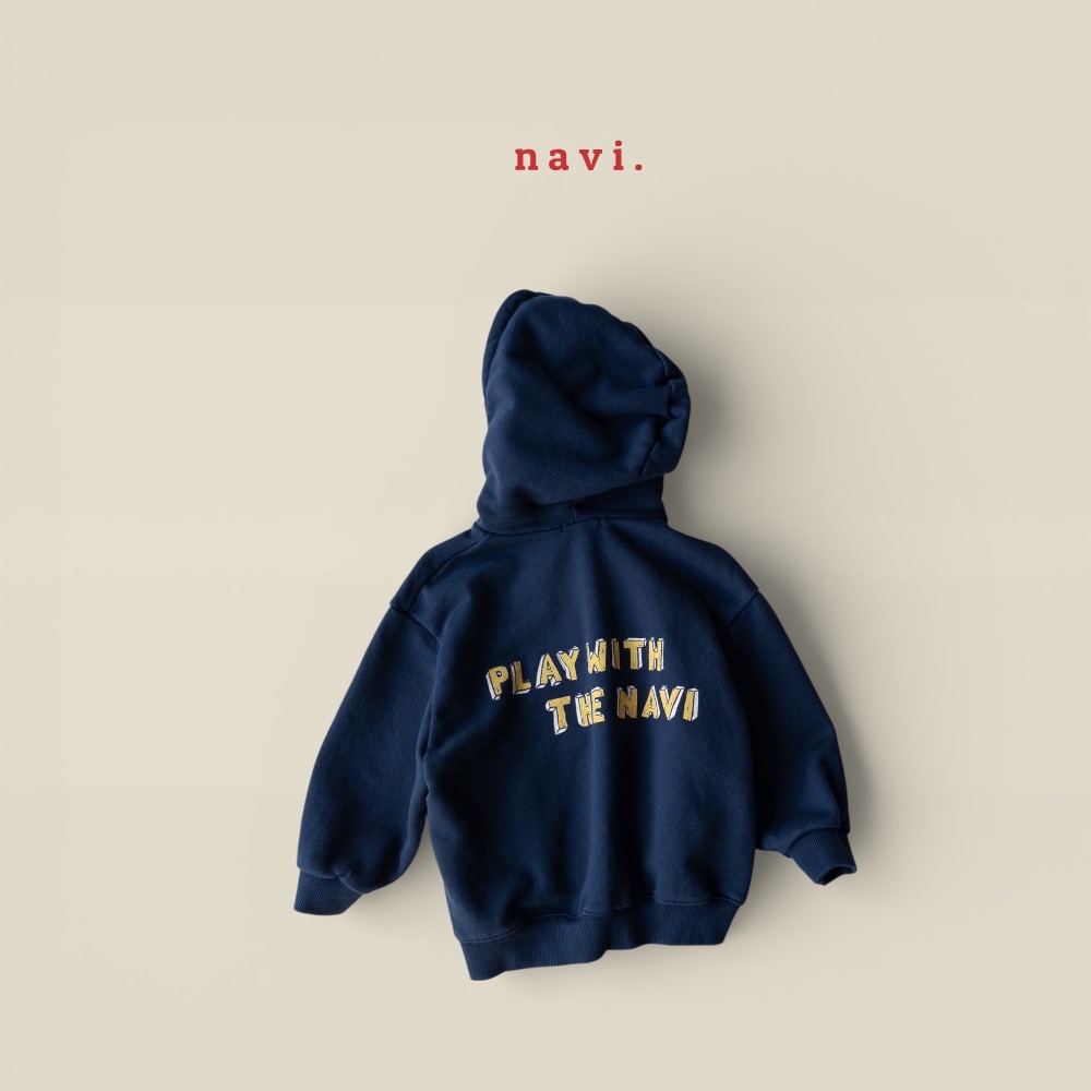 NAVI 春季字母棉質連帽外套-細節圖3