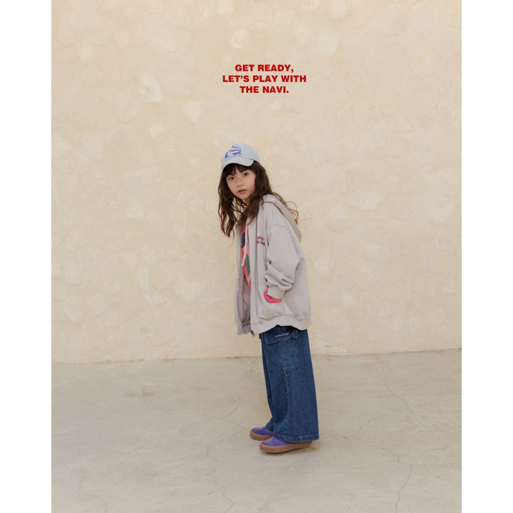 NAVI 春季字母棉質連帽外套-細節圖5