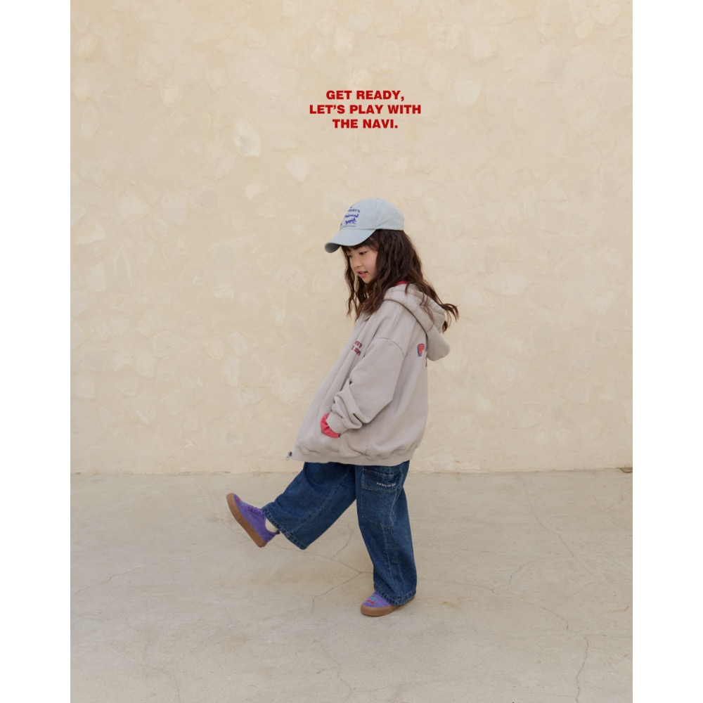NAVI 春季字母棉質連帽外套-細節圖6