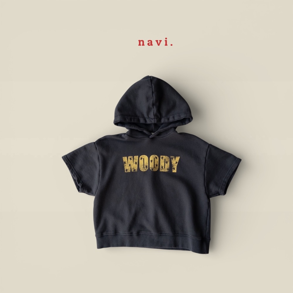 NAVI春季寬版短袖連帽上衣-細節圖3
