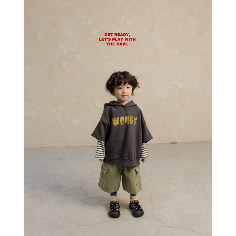 NAVI春季寬版短袖連帽上衣-細節圖7