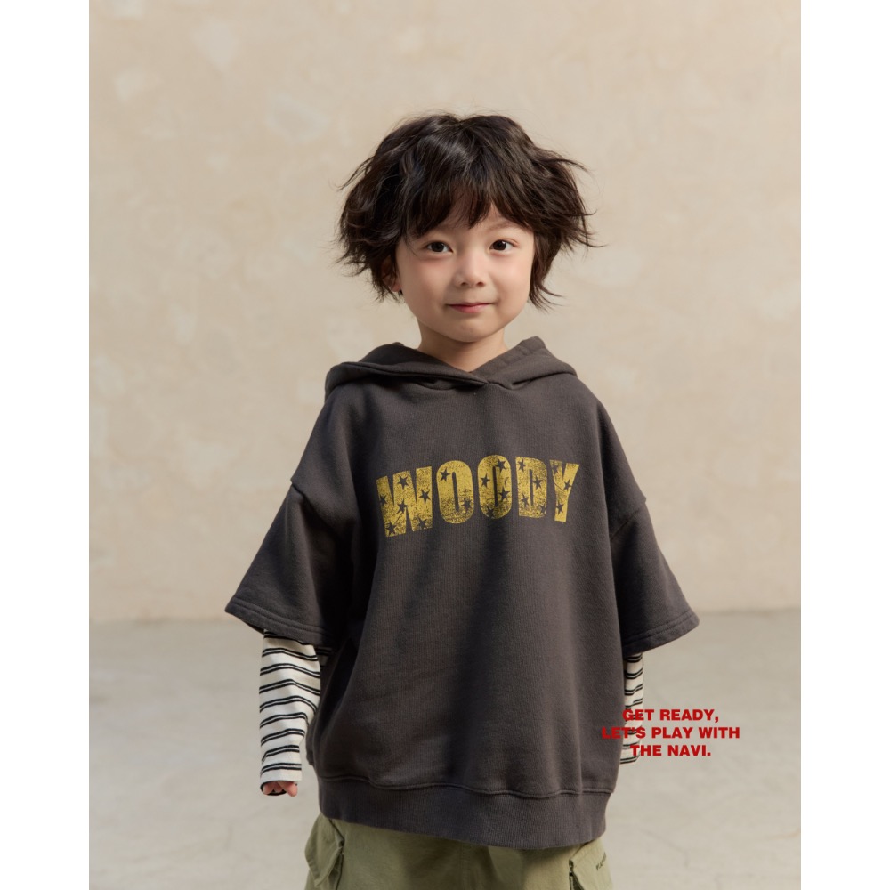 NAVI春季寬版短袖連帽上衣-細節圖9