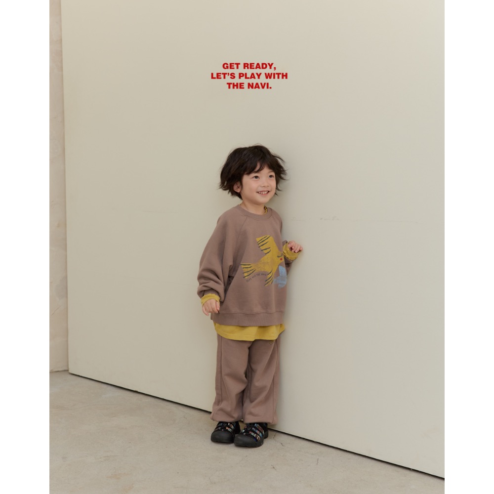 NAVI春季展翅飛翔棉質長褲-細節圖7