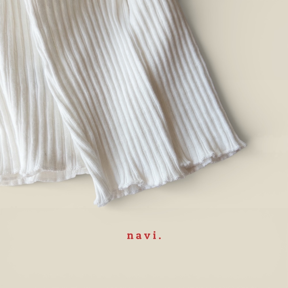 NAVI 春季坑條紋修身上衣-細節圖2