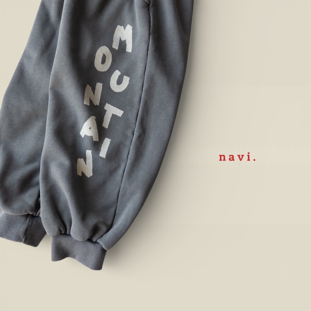 NAVI 春季可愛字母棉質運動長褲-細節圖5