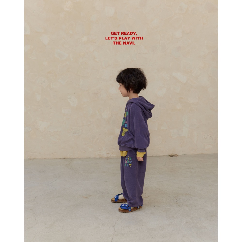 NAVI春季彩色字母長褲-細節圖5