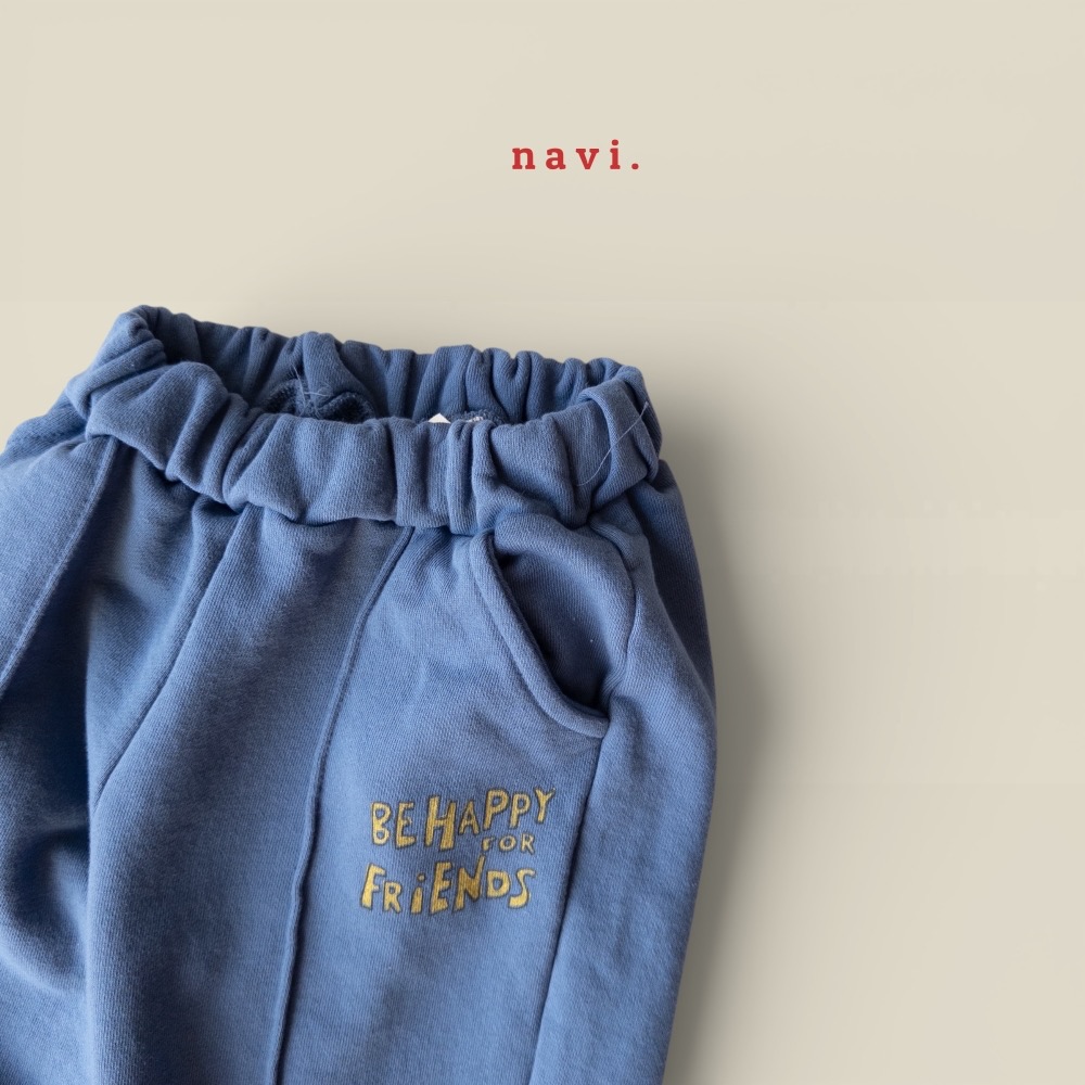 NAVI春季立體線棉質長褲-細節圖2
