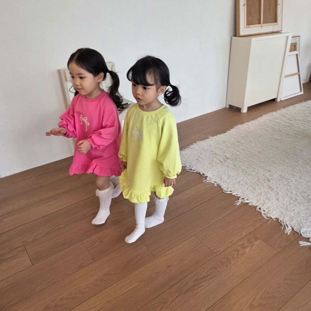 Color 春季荷葉長洋裝-細節圖7