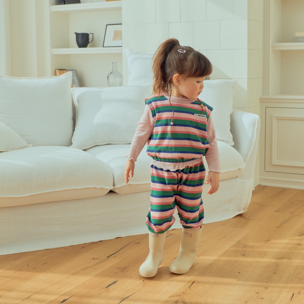 1stblue 春季橫條背心-細節圖3