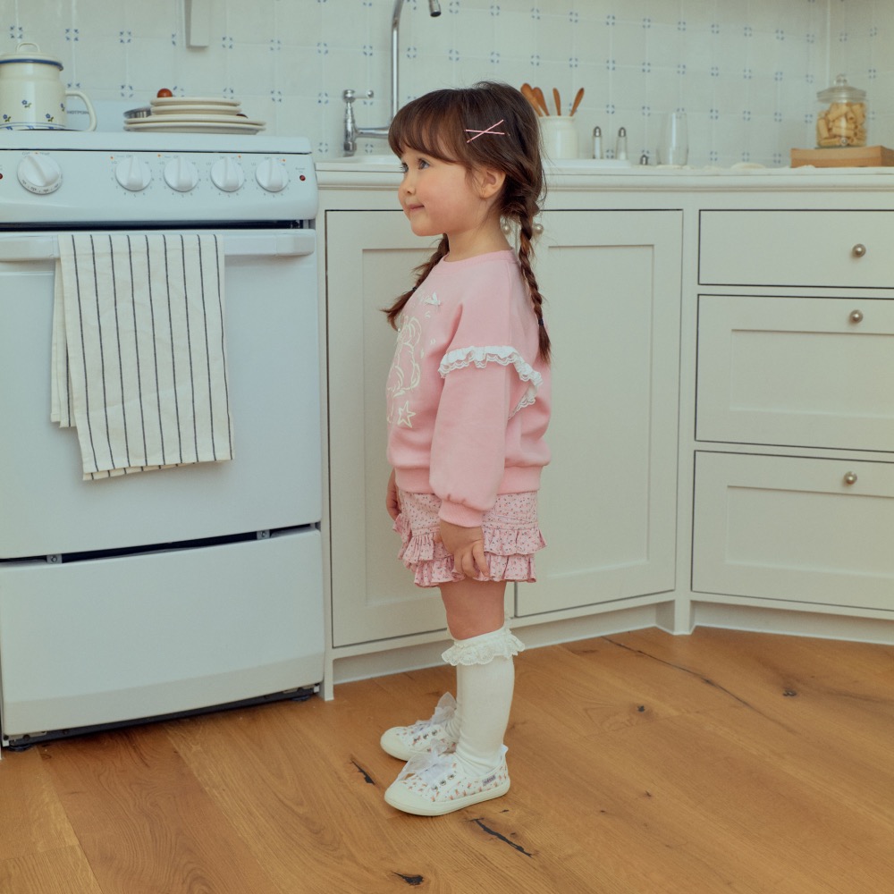 1stblue 春季小狗印花大學T-細節圖6