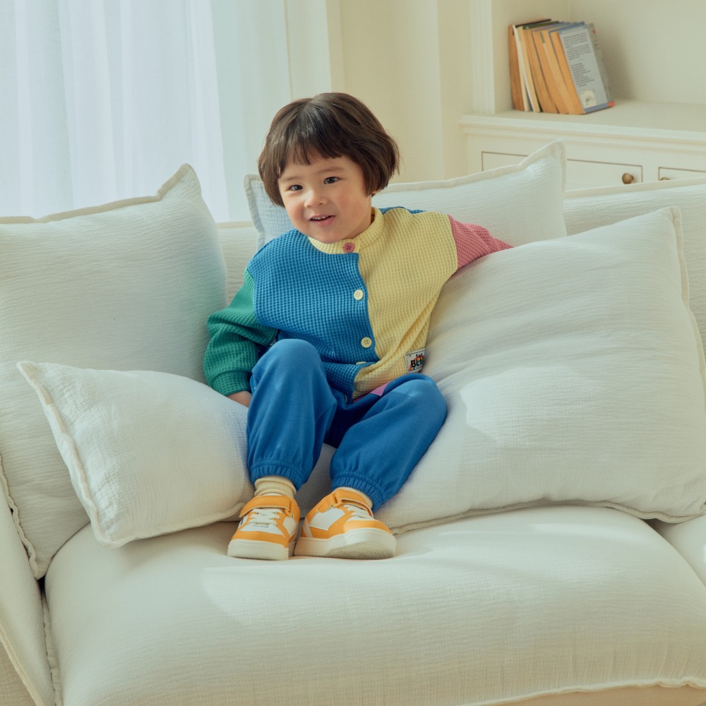 1stblue春季華夫格彩色外套上衣-細節圖3