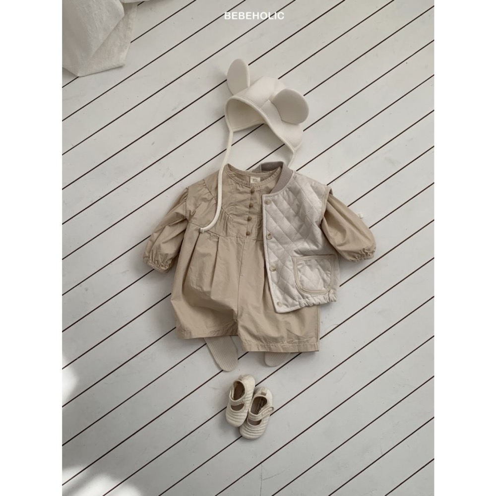 Bebe holic 春季氣質文青連身褲-細節圖7