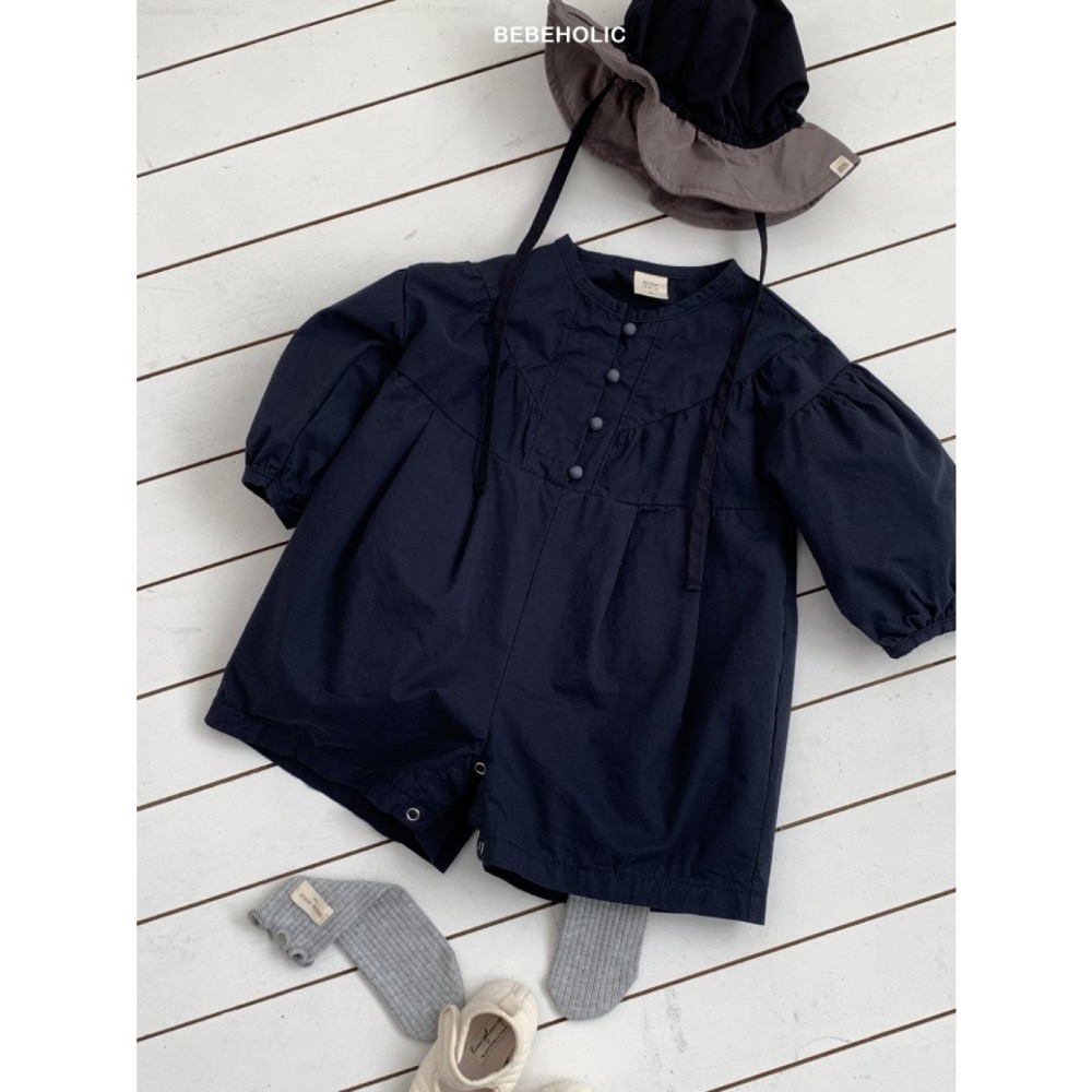 Bebe holic 春季氣質文青連身褲-細節圖9