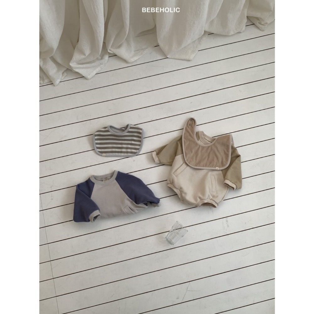 Bebe holic 春季撞色休閒包屁衣-細節圖4