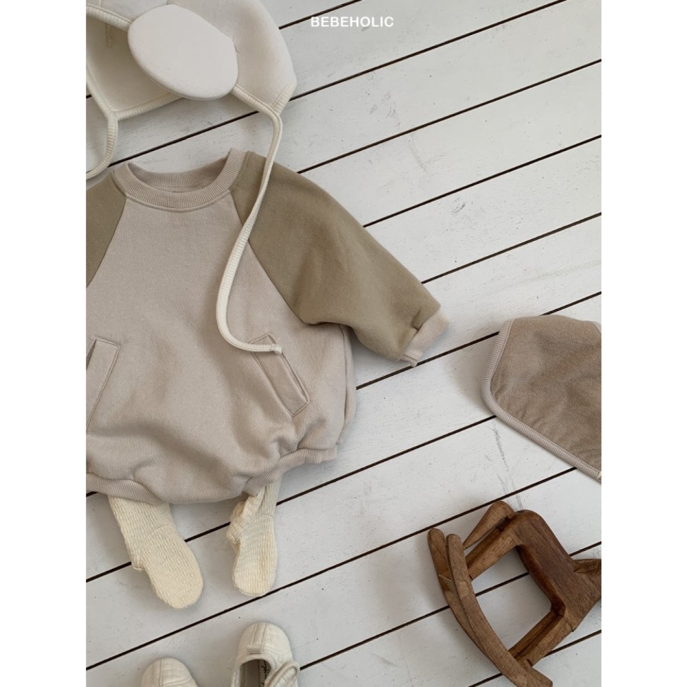 Bebe holic 春季撞色休閒包屁衣-細節圖7