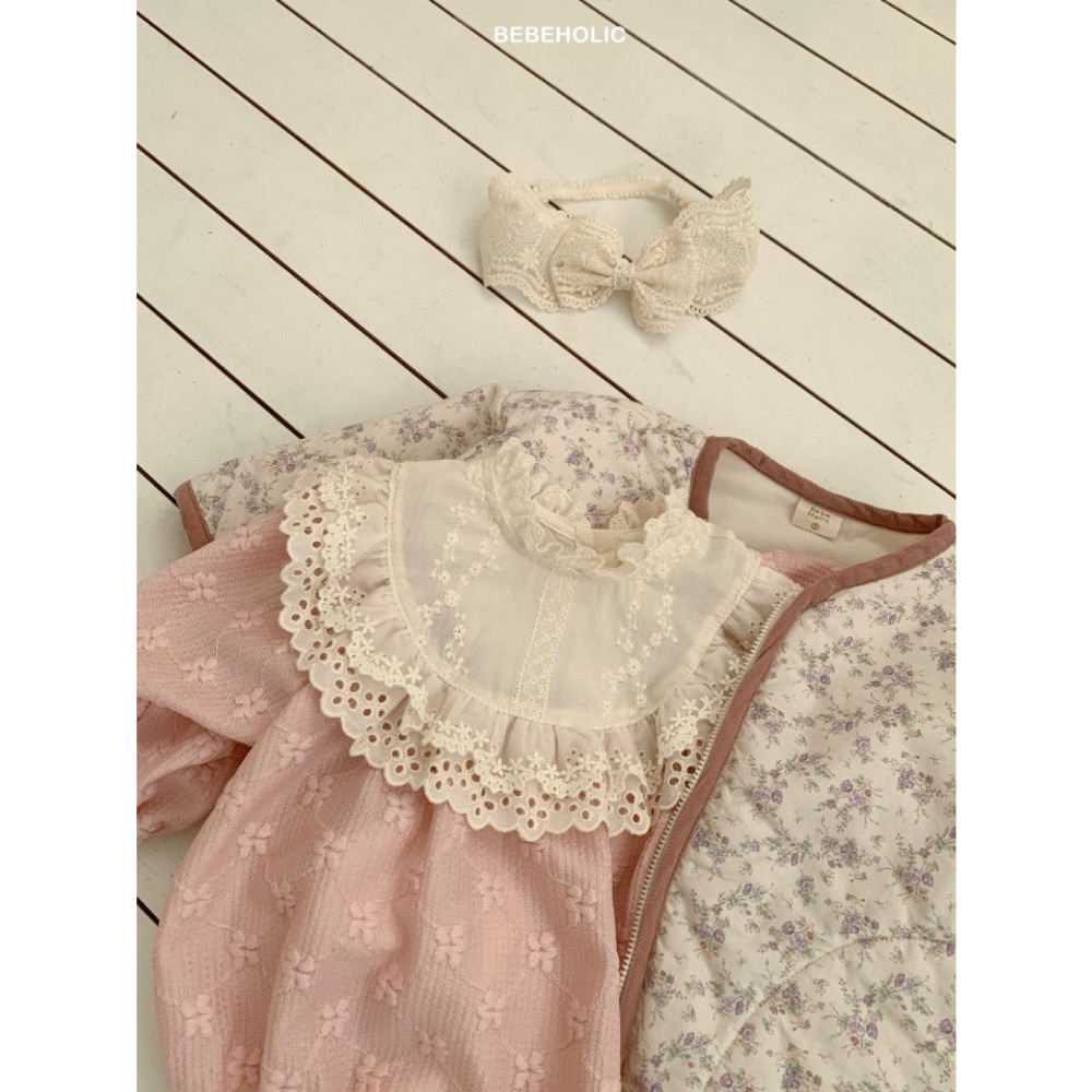 Bebe holic 春季立體花紋設計包屁衣-細節圖9