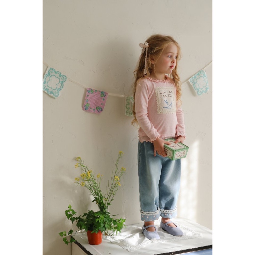 Flo 春季木耳壓紋上衣-細節圖5