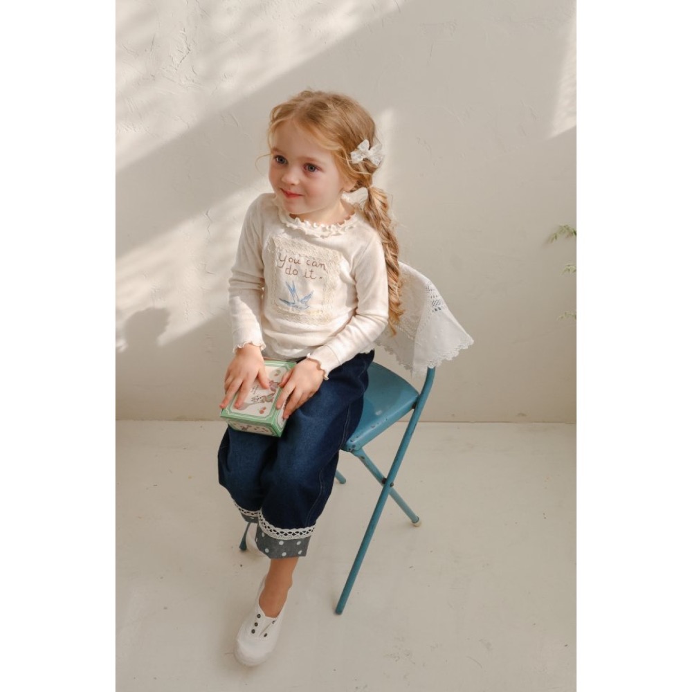 Flo 春季木耳壓紋上衣-細節圖8