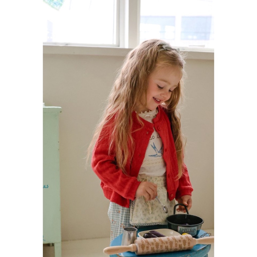 Flo 春季針織棉開衫外套-細節圖5