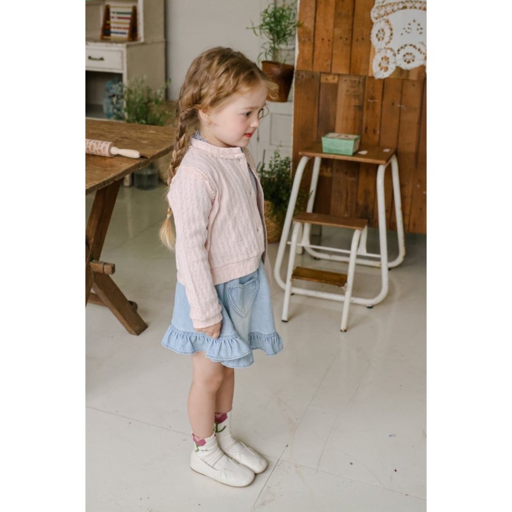 Flo 春季針織棉開衫外套-細節圖9