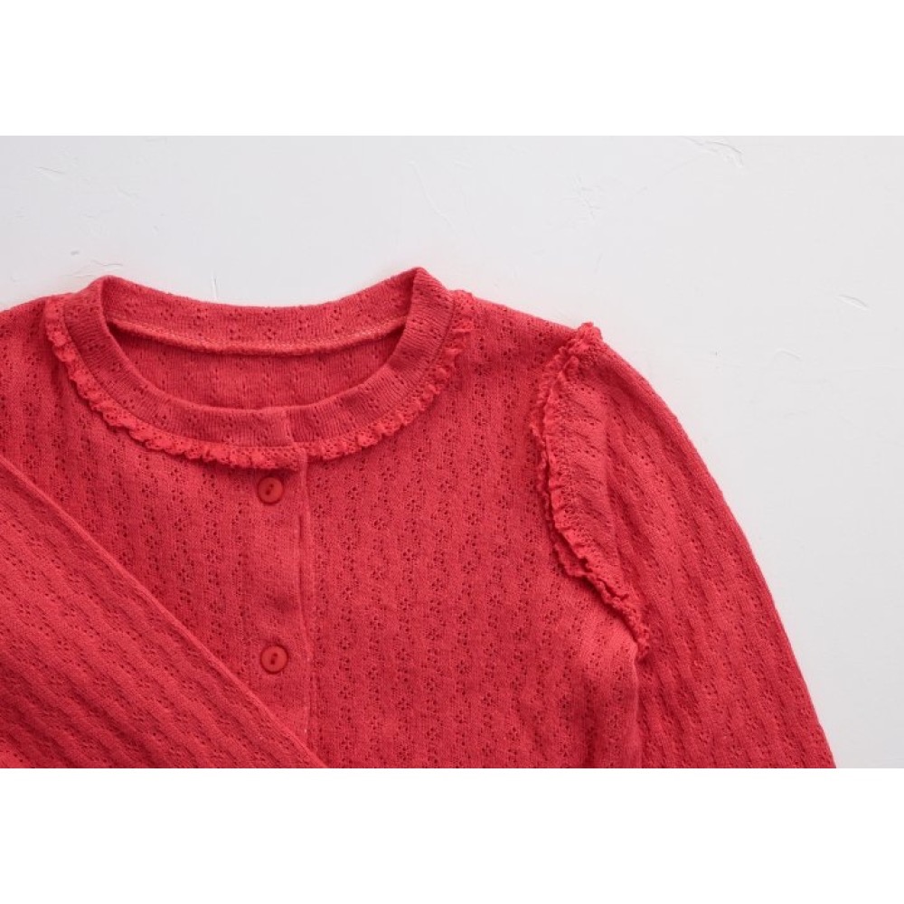 Flo 春季針織棉開衫外套-細節圖10