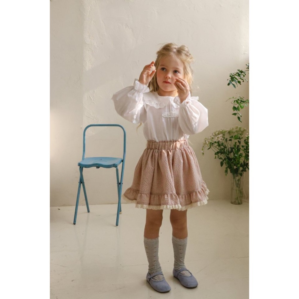 Flo春季格子短裙-細節圖2