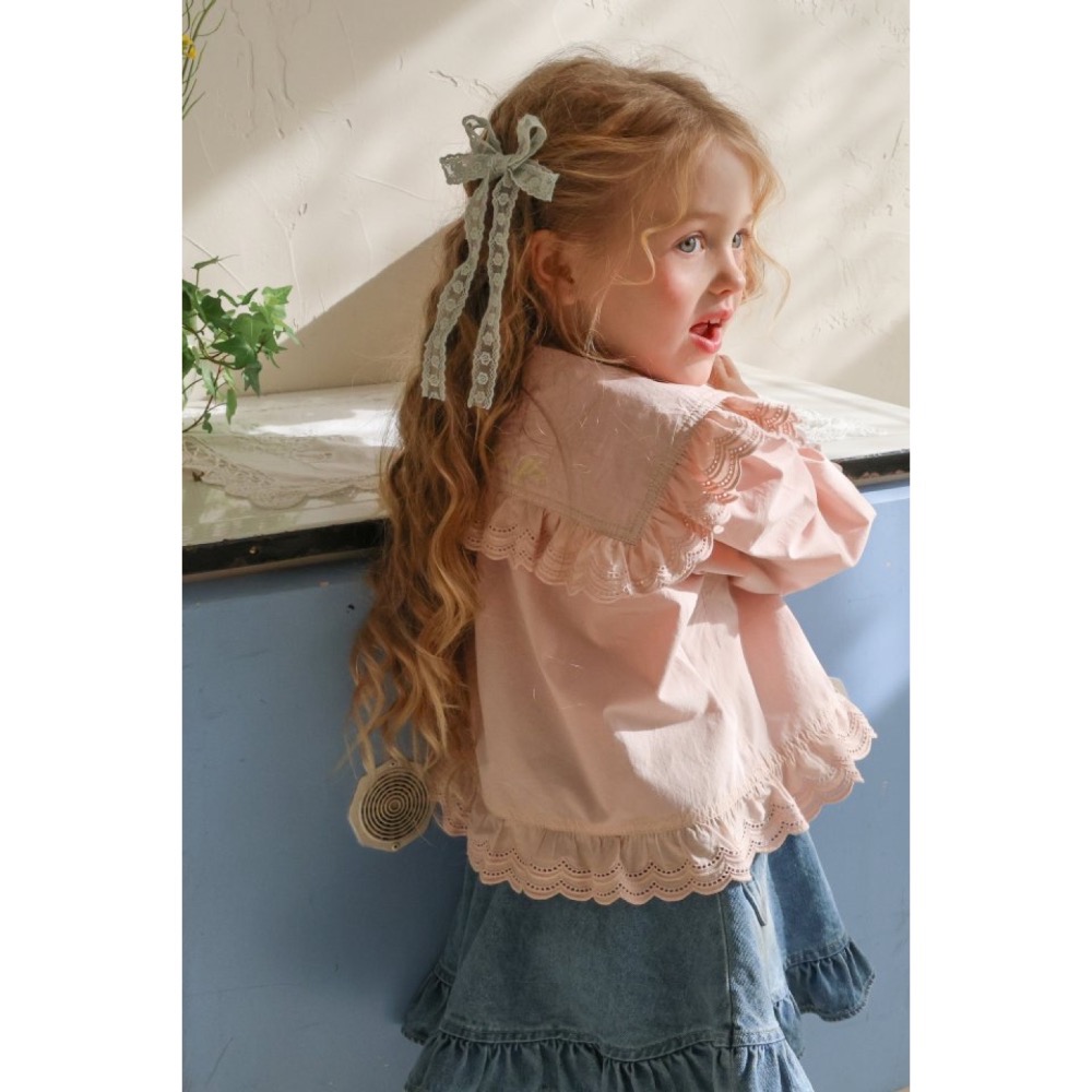 Flo春季大領子襯衫-細節圖2