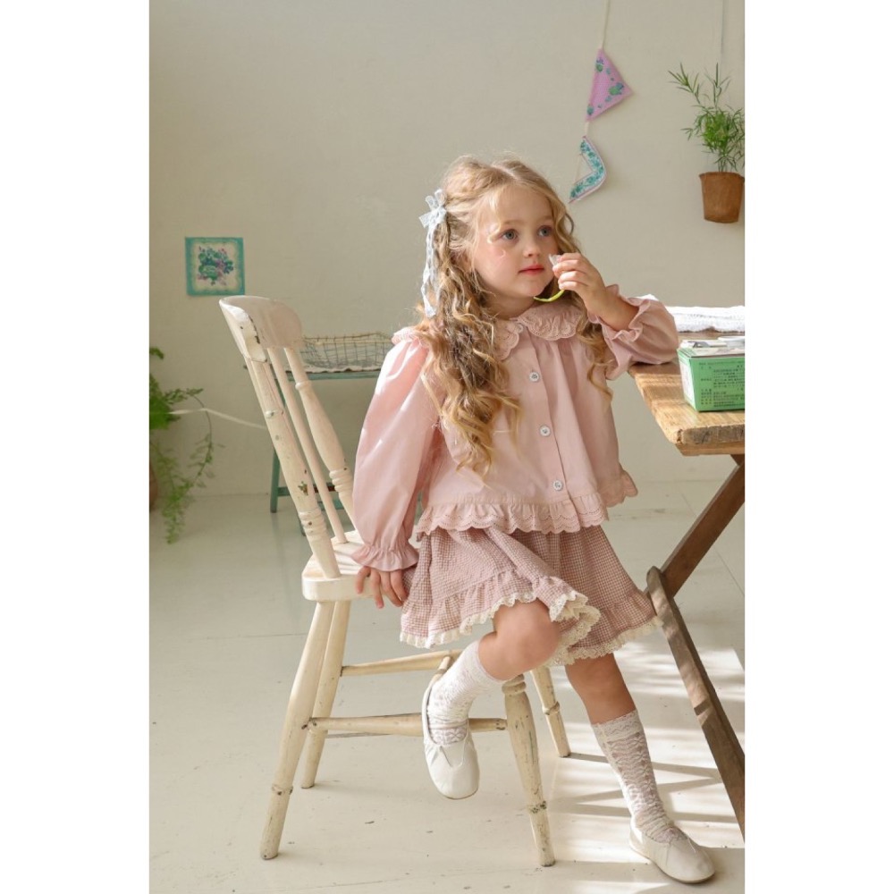 Flo春季大領子襯衫-細節圖6