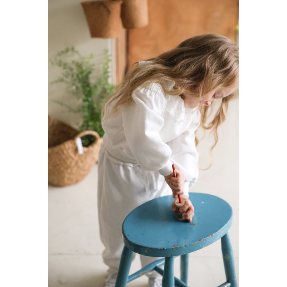 Flo春季鏤空領上衣-細節圖6