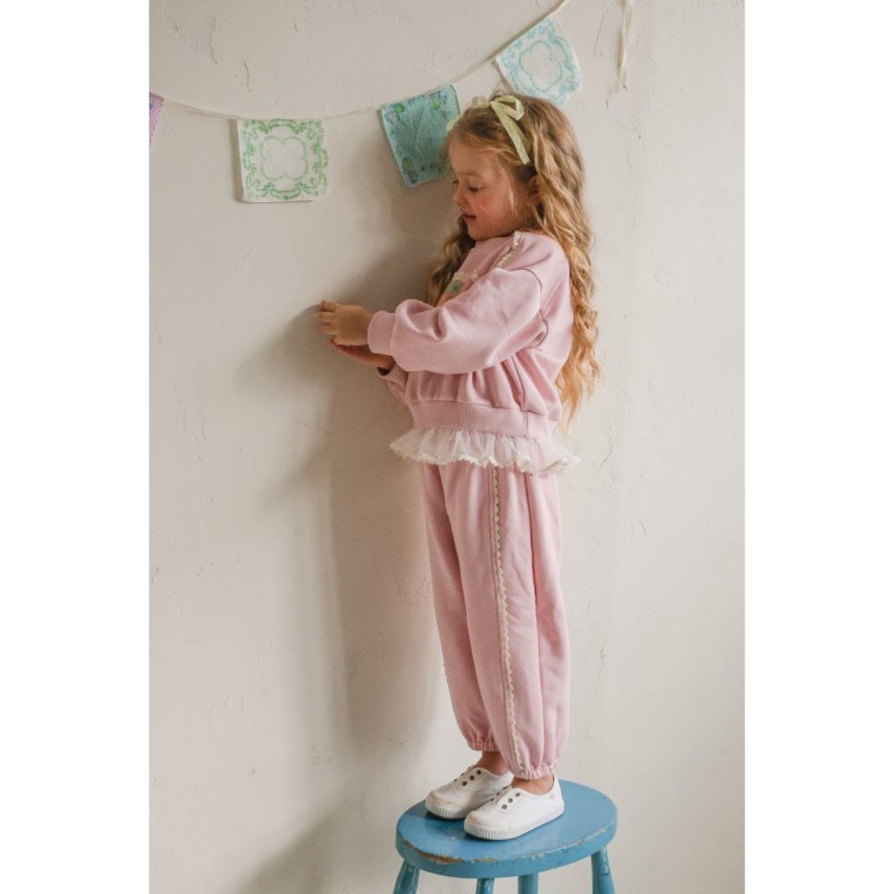 Flo 春季小花瓣運動長褲-細節圖5