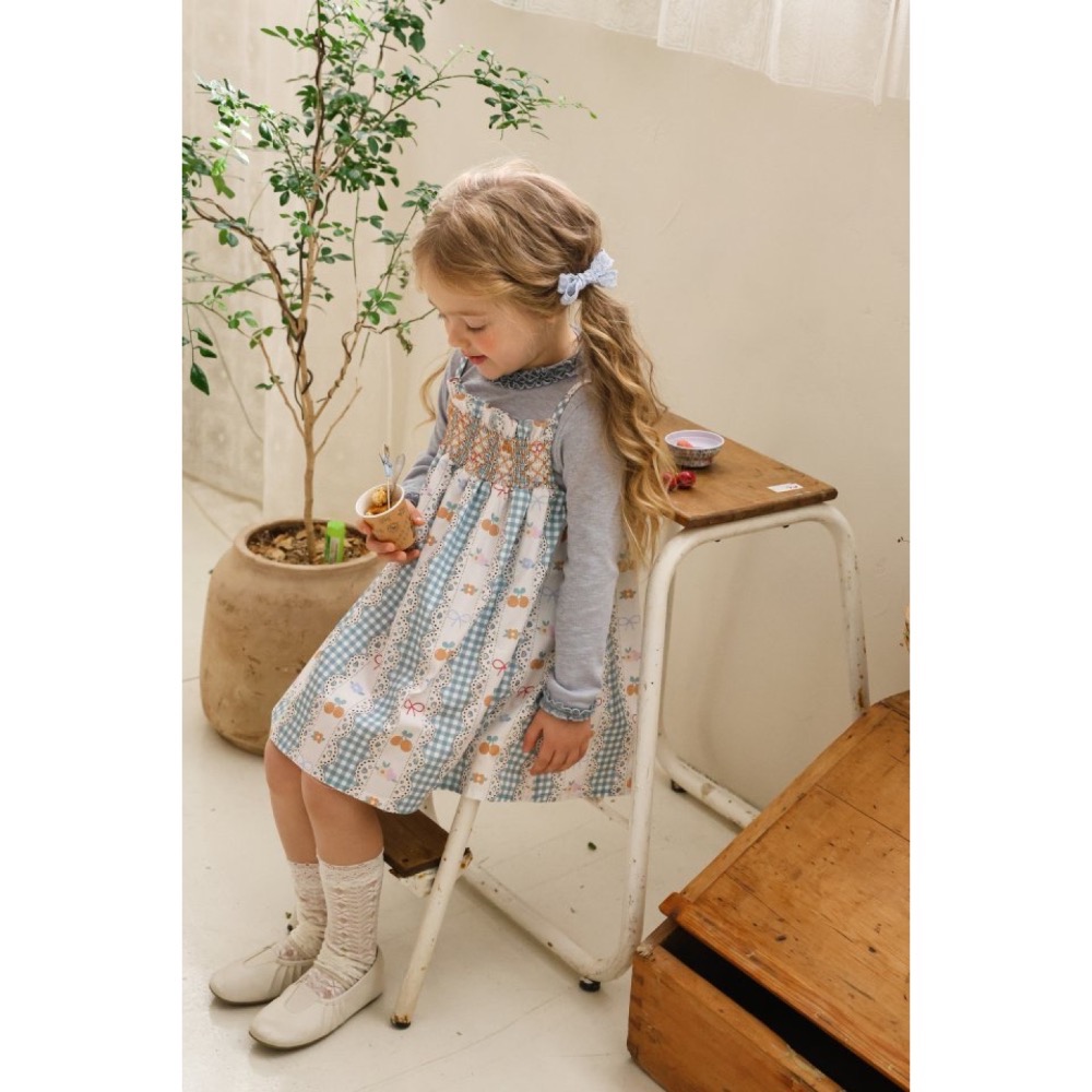 Flo 櫻桃渡假風洋裝-細節圖4