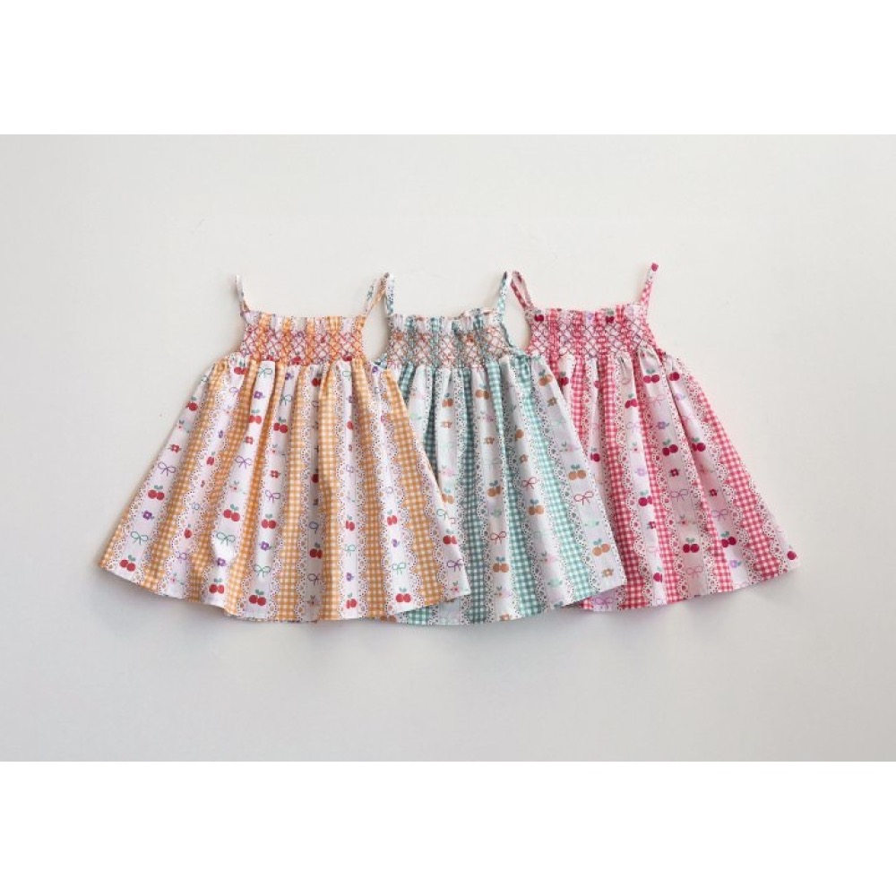 Flo 櫻桃渡假風洋裝-細節圖10